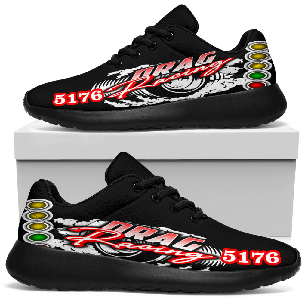 custom drag racing sneakers number 5176