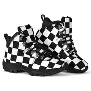 Racing Checkered Alpine Boots