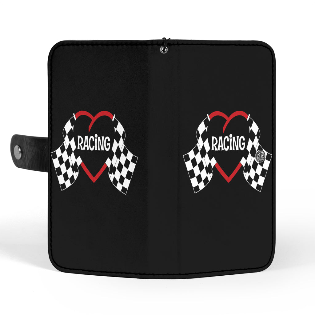 Racing Heart Wallet Case