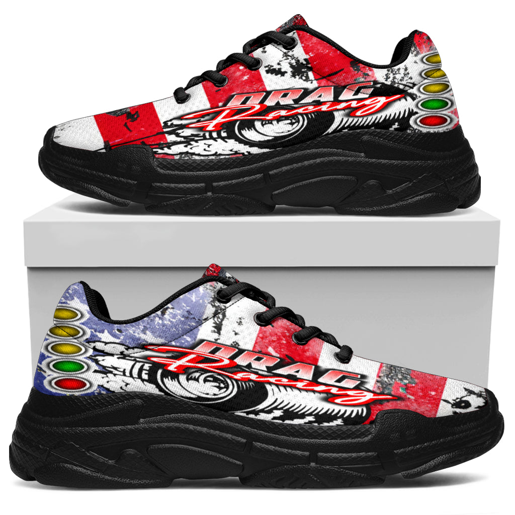 USA Drag Racing Chunky Sneakers