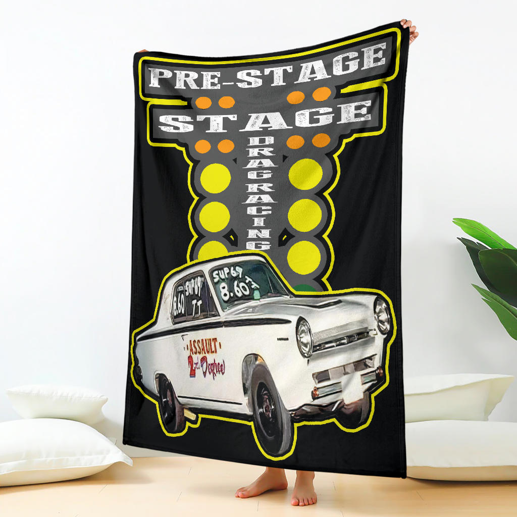 Custom Drag Racing Blanket V15