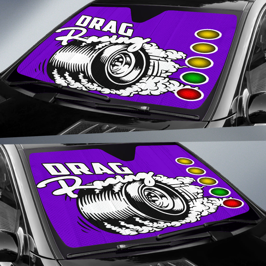 Drag Racing Windshield Sun Shade