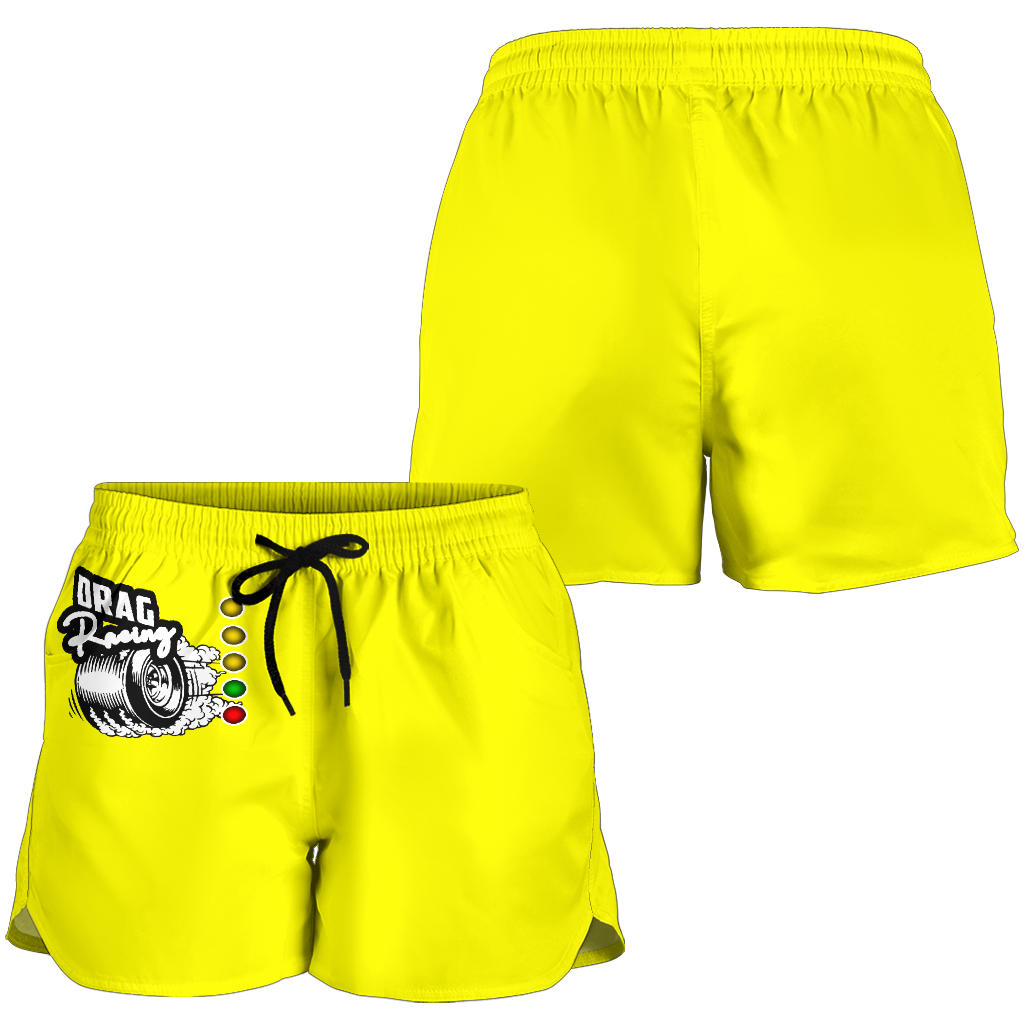 Drag Racing Womens Shorts