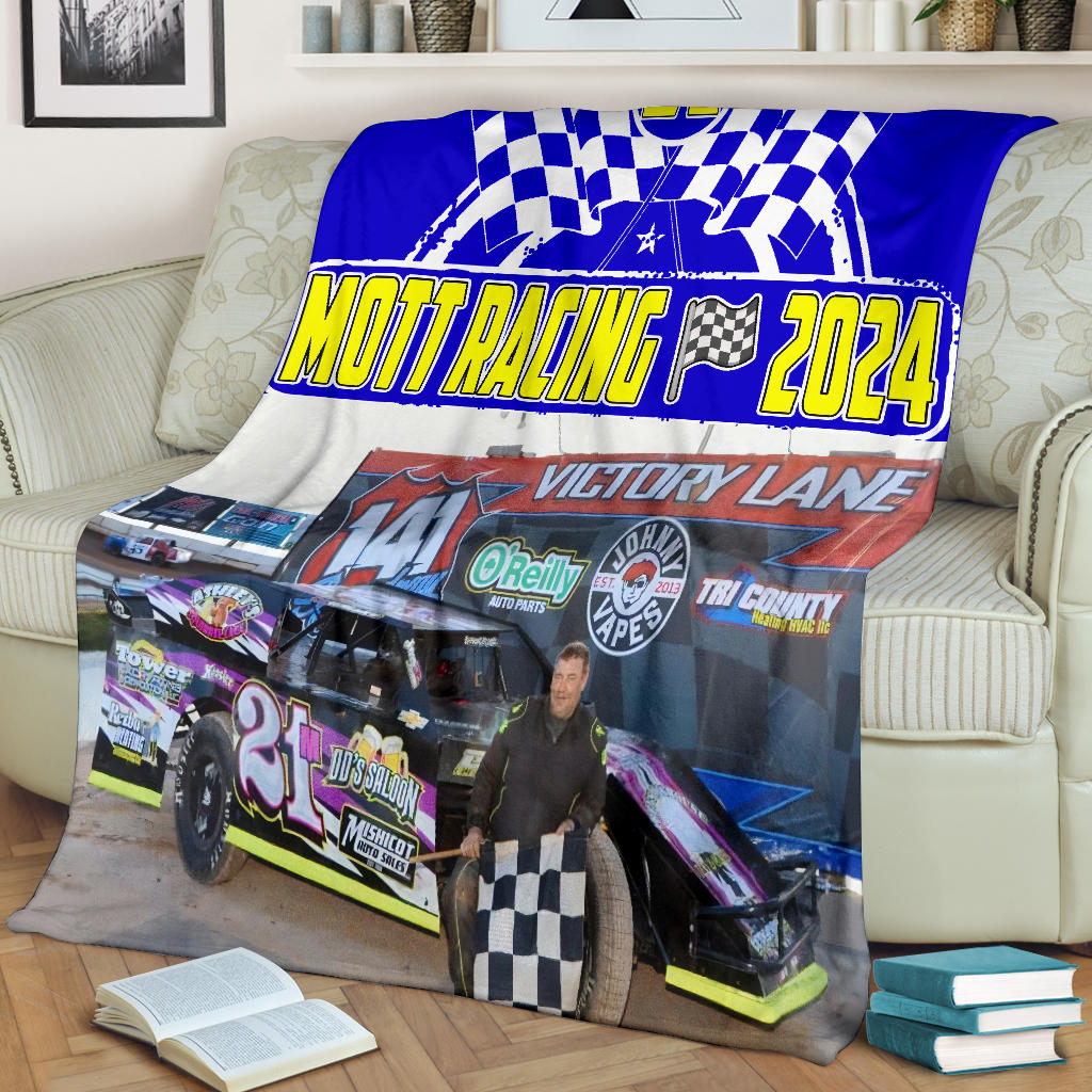 Custom MOTT RACING Blanket