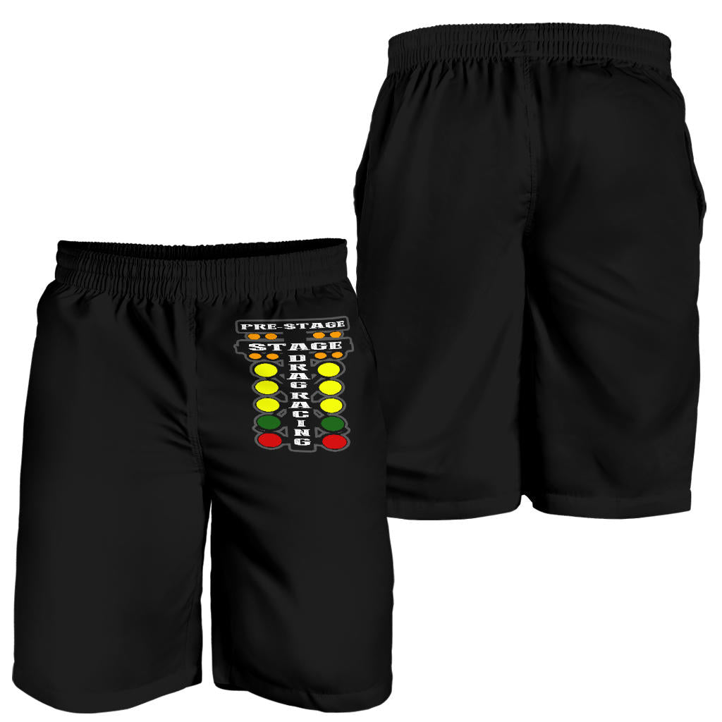 Drag racing men's shorts