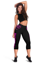 Drag Racing Grandma Heart Women's Capris