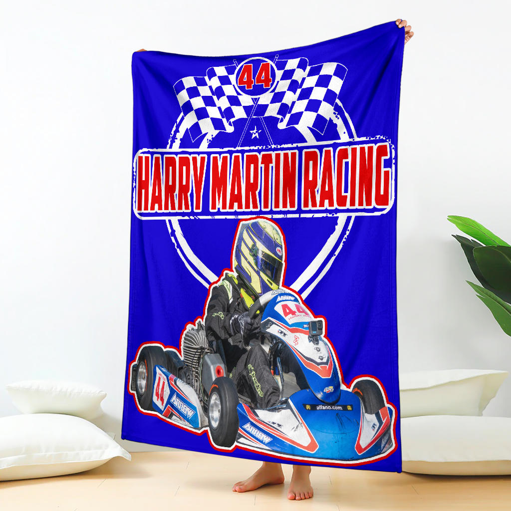 Custom Harry Martin Racing Blanket