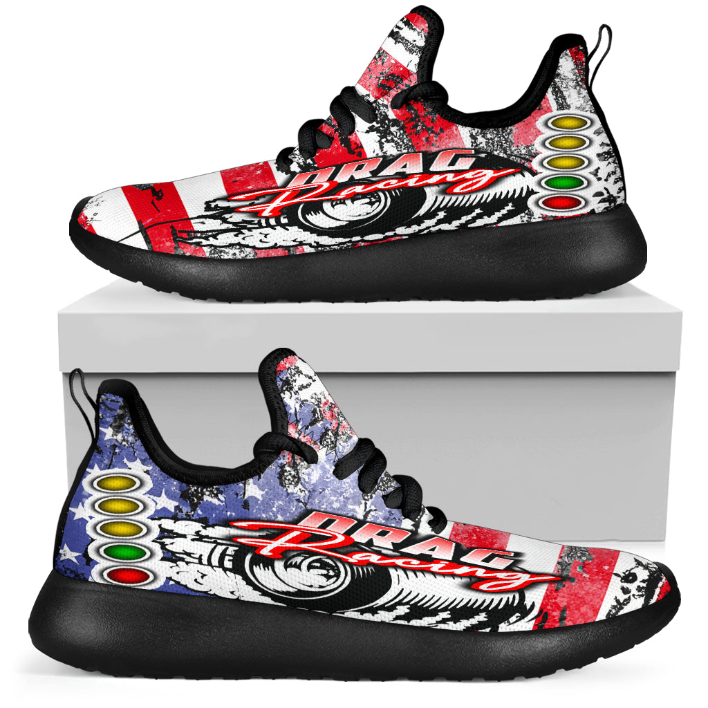 USA Drag Racing Mesh Sneakers