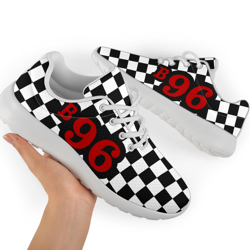 Custom Racing Checkered Sneakers