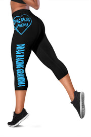 Drag Racing Grandma Heart Women's Capris