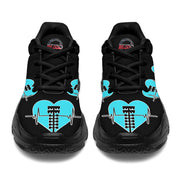 Drag Racing Heartbeat Chunky Sneakers