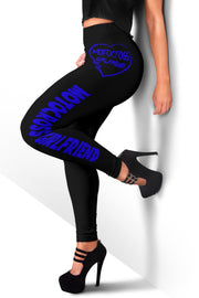 Motocross Girlfriend Heart Leggings