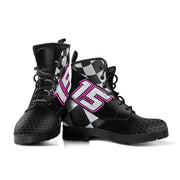 Custom Checkered Racing Boots