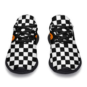 custom racing sneakers number 422 orange