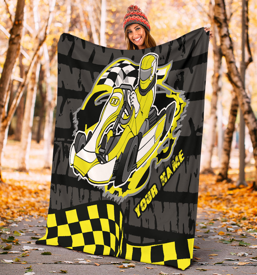 Custom Kart Racing Blanket V1