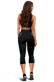 Drag Racing Girl Heart Women's Capris