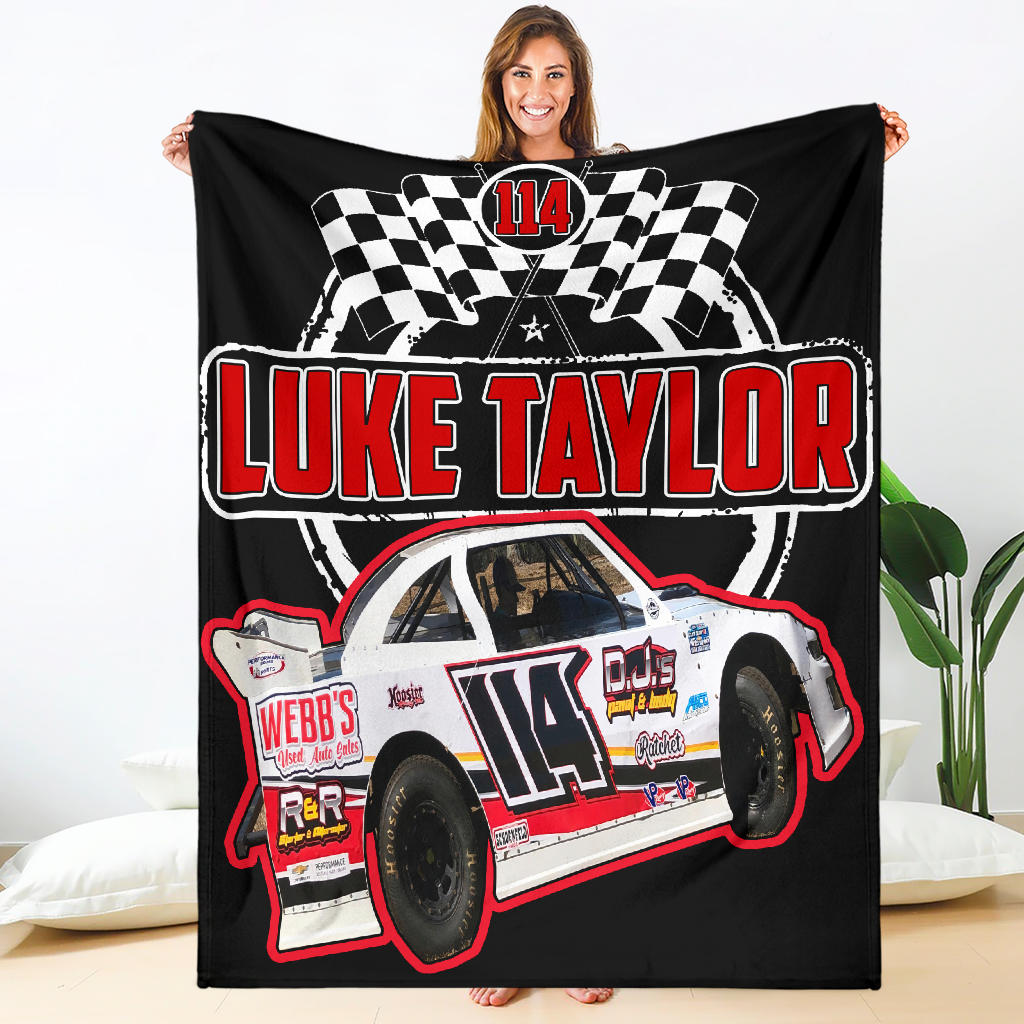 custom Luke Taylor blanket