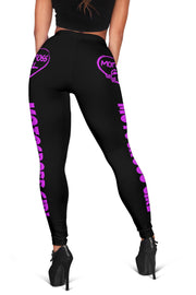 Motocross Girl Heart Leggings