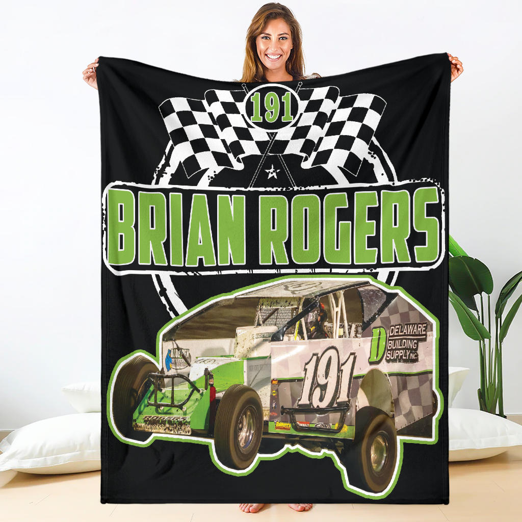 Custom BRIAN ROGERS Blanket