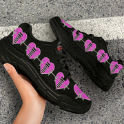 Drag Racing Heartbeat Chunky Sneakers