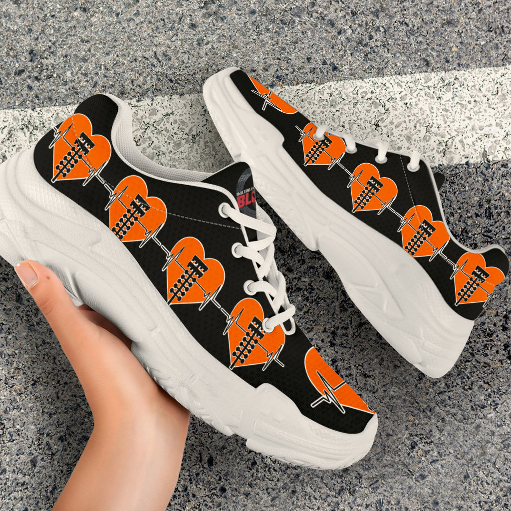 Drag Racing Heartbeat Chunky Sneakers