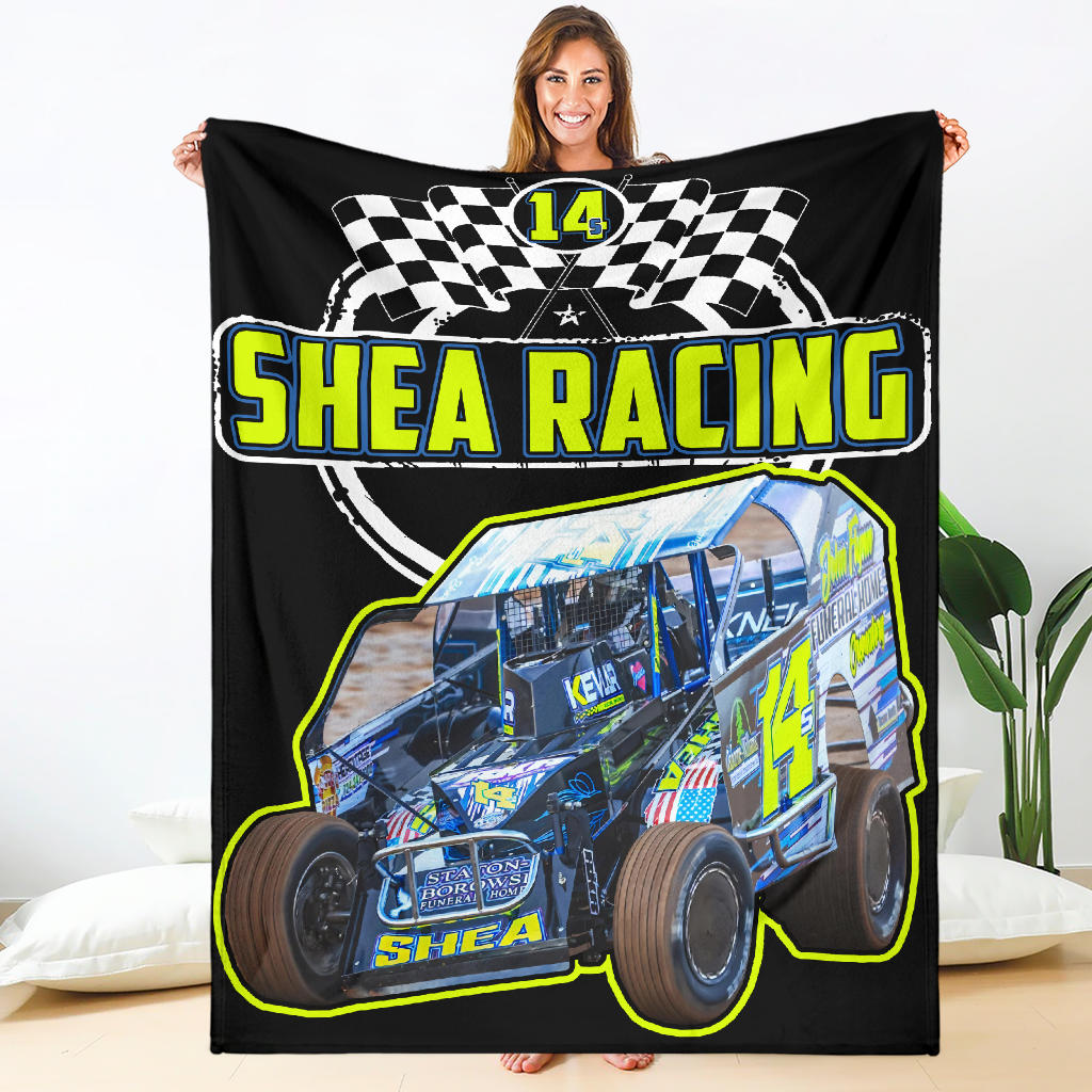 Custom Shea Racing Blanket