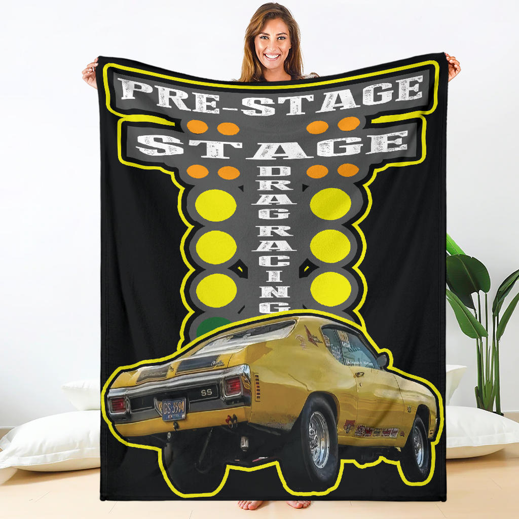 Custom Drag Racing Blanket V17