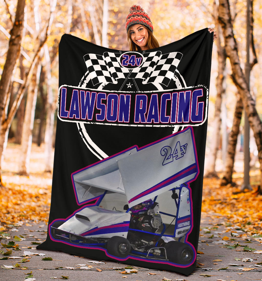 Custom Lawson Racing Blanket