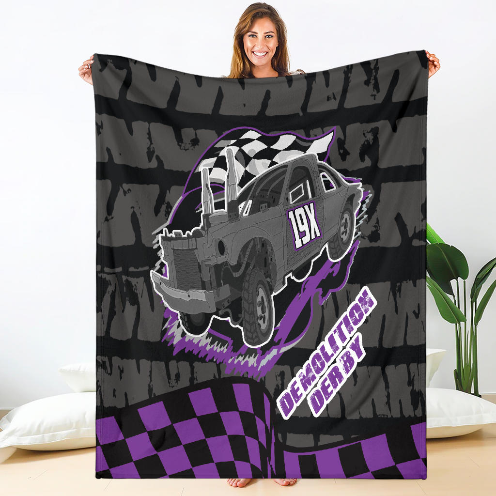 Custom demolition derby blanket N19X