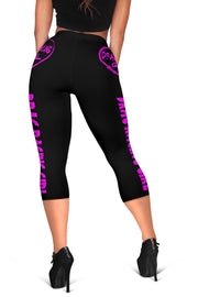 Drag Racing Girl Heart Women's Capris