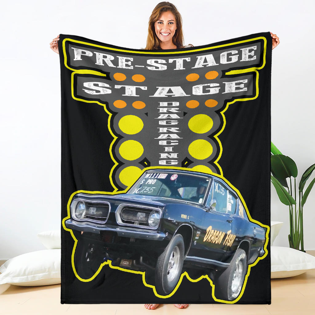Custom Drag Racing Blanket V45