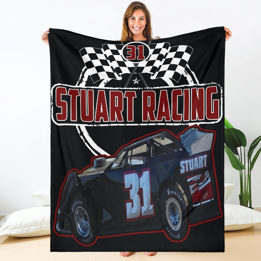 Custom Stuart Racing Blanket