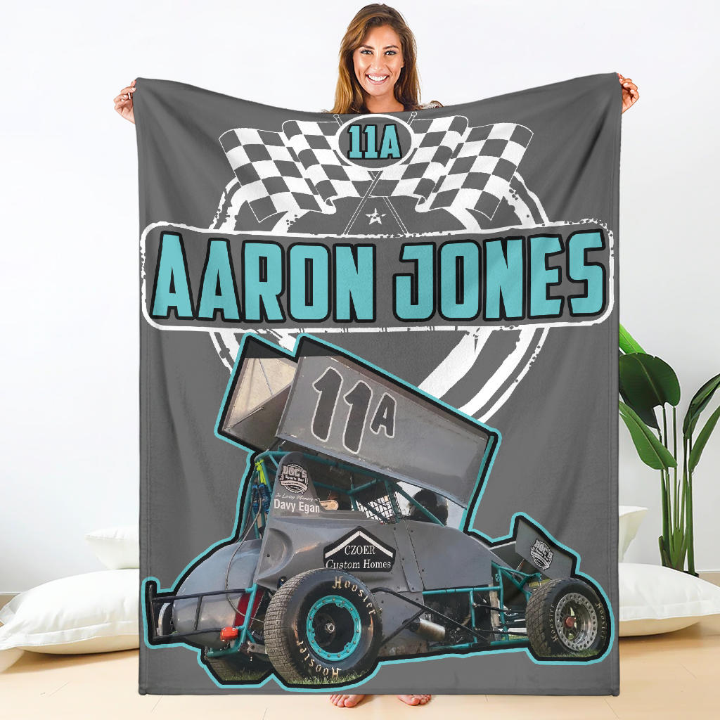 Custom Aaron Jones Blanket