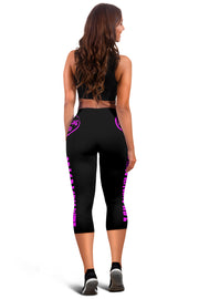 Drag Racing Wife Heart Women's Capris