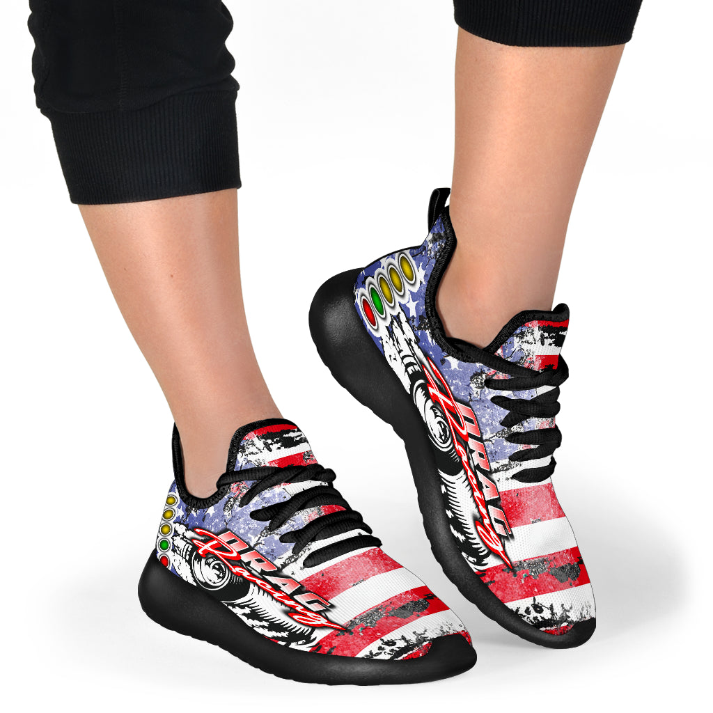 USA Drag Racing Mesh Sneakers