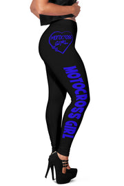 Motocross Girl Heart Leggings