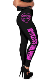 Motocross Girlfriend Heart Leggings