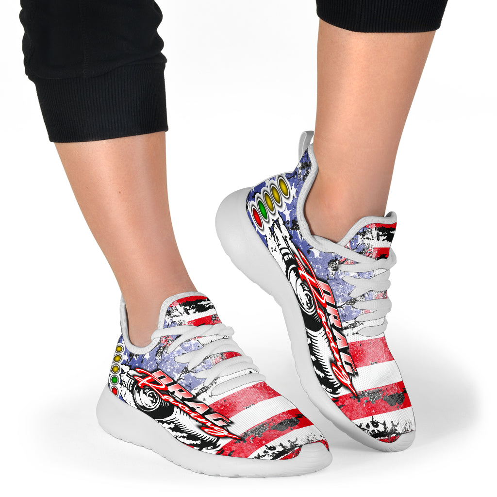 USA Drag Racing Mesh Sneakers