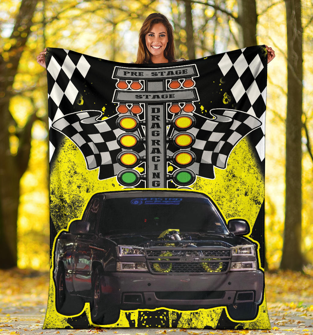 Custom Drag Racing Blanket NEW GB