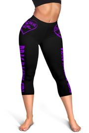 Drag Racing Girl Heart Women's Capris