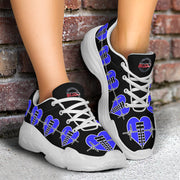 Drag Racing Heartbeat Chunky Sneakers