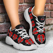 Drag Racing Heartbeat Chunky Sneakers