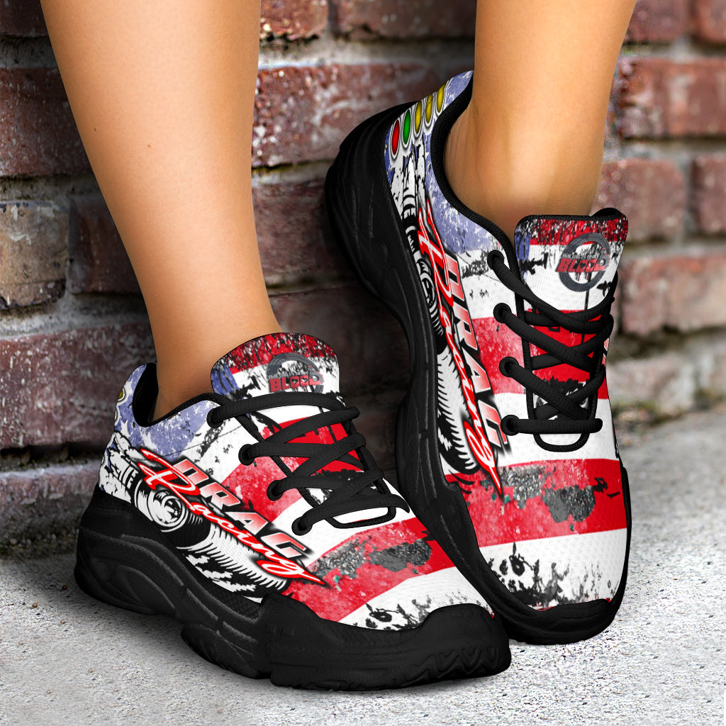 USA Drag Racing Chunky Sneakers