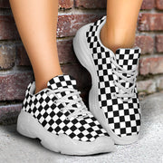 Racing Checkered Chunky Sneakers