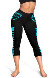 Drag Racing Mom Heart Women's Capris