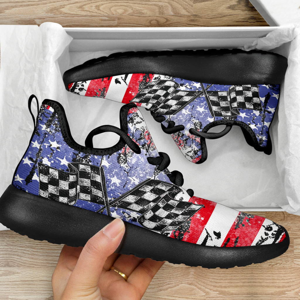 USA Racing Mesh Sneakers