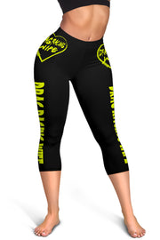 Drag Racing Wife Heart Women's Capris