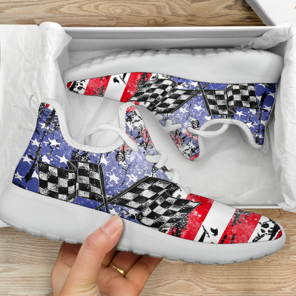 USA Racing Mesh Sneakers