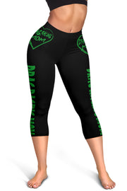 Drag Racing Mom Heart Women's Capris