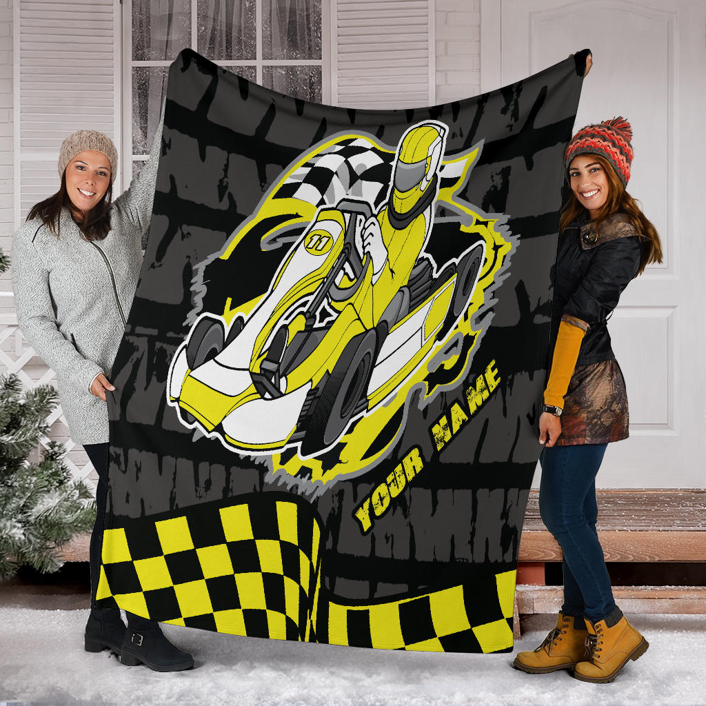 Custom Kart Racing Blanket